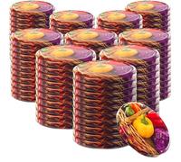 KADAX Couvercle à Vis Fi82 mm x 100 Pcs - Twist-Off en Métal avec 6 Crans d'Encliquetage pour Bocaux Droits et de Conserve