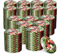 KADAX Couvercle à vis fi82 mm x 200 pcs, Couvercle twist-off Ensemble en métal, Couvercle de rechange pour bocaux, Couvercle avec 6 crans d'encliquetage pour bocaux droits et bocaux de conserve
