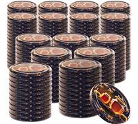 KADAX Couvercle à vis fi82 mm x 200 pcs, Couvercle twist-off Ensemble en métal, Couvercle de rechange pour bocaux, Couvercle avec 6 crans d'encliquetage pour bocaux droits et bocaux de conserve