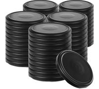 KADAX Couvercle à vis fi82 mm x 50 pcs, Couvercle twist-off Ensemble en métal, Couvercle de rechange pour bocaux, Couvercle avec 6 crans d'encliquetage pour bocaux droits et bocaux de conserve