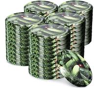 KADAX Couvercle à vis fi82 mm x 50 pcs, Couvercle twist-off Ensemble en métal, Couvercle de rechange pour bocaux, Couvercle avec 6 crans d'encliquetage pour bocaux droits et bocaux de conserve