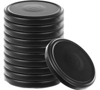 KADAX Couvercle à visser fi82 mm, Set de couvercles de rechange en métal, couvercle de bocal 10 pièces