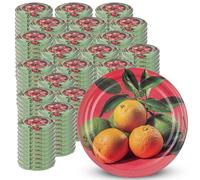 KADAX couvercle fi82 mm x 200st, twist-off ensemble métal, remplacement pour bocal, 6 crans d'encliquetage