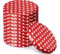 KADAX Couvercle "Valsta", vis pour bocaux, couvercle en métal fi66 mm, 10 pièces, motif coeur