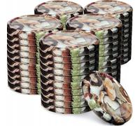KADAX Couvercle "Valsta", vis pour bocaux, couvercle en métal fi66 mm, 50 pièces, motif champignon