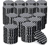 KADAX Couvercles pour bocaux Ø 66 mm, couvercles métalliques sécurisés à quatre filetages, remplacement de joints de bocaux, fermeture Twist-Off pour le décapage, la mise en conserve (pois noirs, lot