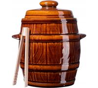 KADAX Cuve de fermentation pour brasseries artisanales "Helios", pot en grès, pot de trempage 3,5L