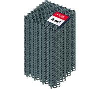 KADAX Dalles Stabilisatrices en Plastique 50 cm, Stabilisateurs de Gravier, Dalles à Engazonner pour Jardins, Grilles de Gazon (Vert, Lot de 24)