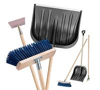 KADAX Ensemble d'enlèvement de Neige, kit d'enlèvement de Neige avec Pelle à Neige, Ensemble de 3 pièces pour l'enlèvement de Neige et de Glace (Noir)