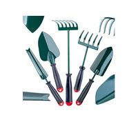 KADAX ensemble d'outils de jardin 5 en 1 râteau râteau spatule coupe griffes