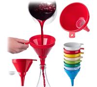 KADAX Entonnoir de cuisine avec passoire en différentes couleurs