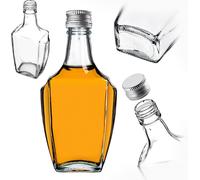 KADAX Flacon en verre pour teinture 250ml avec bouchon argenté 1p.