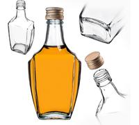 KADAX Flacon en verre pour teinture 250ml avec bouchon doré 1p.