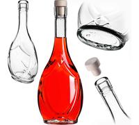 KADAX Flacon en verre pour teinture 500 ml avec bouchon synthétique 1p.