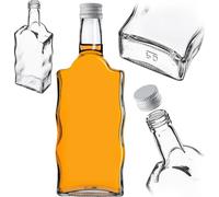 KADAX Flacon en verre pour teinture 500ml avec bouchon blanc 1p.