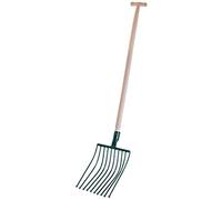 KADAX Fourchette ŕ Pommes de Terre, Fourchette ŕ Foin, Fourchette ŕ Foin, Fourchette ŕ fumier en Acier, Fourchette pour Pommes de Terre, Jardin avec 10 Dents, (poignée en T)