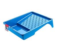 KADAX Grand bac de Peinture en Plastique pour Peinture avec poignée maniable, Bol de Peinture, Accessoires de Peinture, Fourreau de Peinture, Bol de Peinture, (1) Bleu