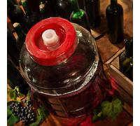 KADAX Grand Bocal de Fermentation en Verre avec Couvercle, Contenant Spacieux pour la Préservation des Aliments et le Stockage du Vin (12L)