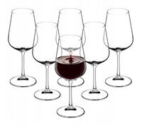 Verres à vin rouge KADAX en cristal, lot de 6, 450 ml