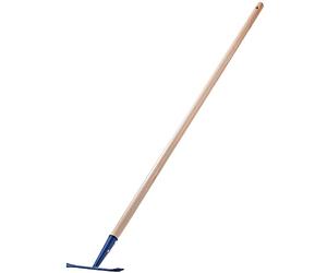 KADAX grattoir à mousse à longues lames, grattoir à joints à long manche en bois, nettoyeur de joints pour enlever les mauvaises herbes et la mousse, décolleur de joints en métal (longueur : 124 cm)