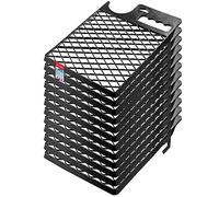 KADAX Grille de Peinture Lot de 12, avec Poignée pour Seau, Grille en Plastique pour Roleau de Peinture, Accessoire pour Projets de Rénovation - Noir