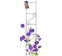 KADAX Grille de Treillis en Acier pour Grimper - pour Jardin, Plantes, Roses, Plantes grimpantes, Treillis de Plantes, Treillis résistant aux intempéries - Décoration - Noir (Hauteur : 150 cm)