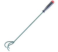 KADAX Grubber à 3 Dents Petit col de Fleurs avec Manche en métal Accessoire de Jardin pour serrer Le Sol, cultivateur de Jardin pour Jardin 60cm Vert