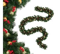 KADAX Guirlande de Noël Décorative en PVC - 310 cm, Décoration de Sapin et Cheminée, Matériau Ignifuge (Comet)