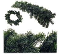 KADAX Guirlande de sapin de Noël 100 cm vert