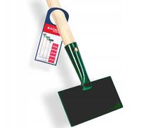 KADAX Grattoir à Glace en Acier, Pelle avec Manche Long en Bois pour Enlever la Glace sur Les Trottoirs, Allées, Entrées de Garage et Espaces Extérieurs (16 cm)