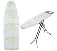 KADAX Housse pour table à repasser avec cordon de serrage, housse de repassage pratique, housse pour table à repasser pour fer à repasser à vapeur, housse de repassage de rechange réglable (Fleurs XL)