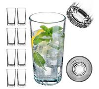 KADAX Leni Lot de 6 Verres à Whisky, Eau, Jus - Verres Universels en Cristal pour Boisson, Fête (344 ml)