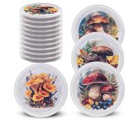 KADAX Lot de 10 couvercles à vis Twist-Off Ø82 mm - couvercles de rechange en métal pour bocaux 235-900ml pour conserves, confitures & cornichons, fermeture hermétique