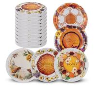 KADAX Lot de 10 couvercles à vis Twist-Off Ø82 mm - couvercles de rechange en métal pour bocaux 235-900ml pour conserves, confitures & cornichons, fermeture hermétique