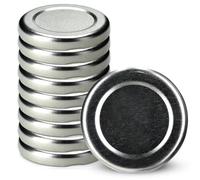 KADAX Lot de 10 couvercles Twist-Off Ø43 mm - Couvercles de Rechange en métal pour bocaux 40ml & Mini bocaux - Fermeture hermétique pour confitures, Miel & épices