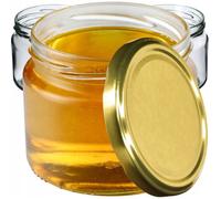 KADAX Lot de 10 Pots en Verre 330 ml avec Couvercle - Conserve & Confiture