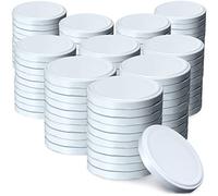 KADAX Lot de 100 couvercles Twist-Off Ø100 mm - Couvercles de Rechange en métal pour bocaux 2,5-5L - Fermeture hermétique pour conserves, cornichons & Fermentation