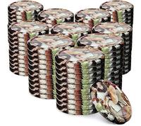 KADAX Lot de 100 couvercles Twist-Off Ø82 mm - Couvercles de Rechange en métal pour bocaux 235-900ml - Fermeture hermétique pour conserves, confitures & cornichons
