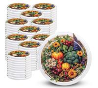 KADAX Lot de 100 couvercles Twist-Off Ø82 mm - Couvercles de Rechange en métal pour bocaux 235-900ml - Fermeture hermétique pour conserves, confitures & cornichons