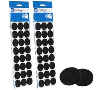 KADAX Lot de 2 patins universels en feutre pour la protection des sols, patins de meubles autocollants en feutre, patins de chaise avec adhérence idéale, patins en feutre souple pour pieds de meubles