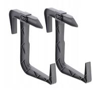 KADAX Lot de 2 Supports Ajustables pour Jardinière Sans Perçage, Anthracite