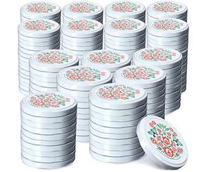 KADAX Lot de 200 couvercles de bocaux en métal sécurisés avec quatre filetages - Fermeture à visser - Pour marinade et conservation - Folklore