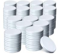 KADAX Lot de 200 couvercles Twist-Off Ø100 mm - Couvercles de Rechange en métal pour bocaux 2,5-5L - Fermeture hermétique pour conserves, cornichons & Fermentation