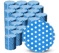 KADAX Lot de 200 couvercles Twist-Off Ø82 mm - Couvercles de Rechange en métal pour bocaux 235-900ml - Fermeture hermétique pour conserves, confitures & cornichons