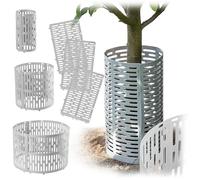 KADAX Lot de 3 protections pour tronc d'arbre - 20 x 33 cm - En plastique - Protection contre les morsures d'animaux sauvages - Protection du tronc pour arbres fruitiers - Housse de protection pour