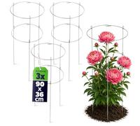 KADAX Lot de 3 Support de Jardin en Acier revêtu par pulvérisation - Support pour Plantes - Support de Fleurs - Support de Plantes - Support pour Plantes - pour Jardin, Balcon, Plantes - Hauteur : 9