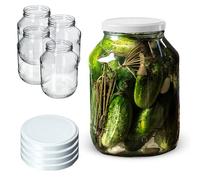 KADAX Weck pots 2,5 L, pot de conserve à insérer, fi100 mm,...