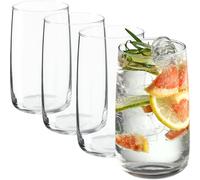 KADAX Lot de 4 verres à cocktail de 480 ml en verre robuste, passent au lave-vaisselle, verres universels pour eau, jus, boissons ou whisky