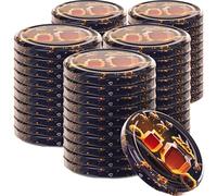 KADAX Lot de 50 couvercles à visser - Diamètre 82 mm - Métal - 6 dents d'encliquetage - Remplacement bocaux conserves - Miel noir