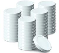 KADAX Lot de 50 couvercles Twist-Off Ø43 mm - Couvercles de Rechange en métal pour bocaux 40ml & Mini bocaux - Fermeture hermétique pour confitures, Miel & épices